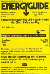 yellow energyguide label, Boston, Milford MA